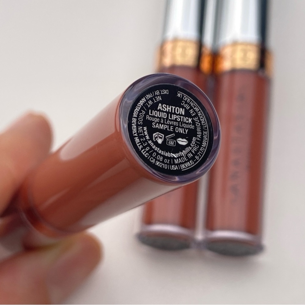 ABH Travel Size (3 Pack) Liquid Lipstick Ashton Neutral Brown Retro - Picture 5 of 10